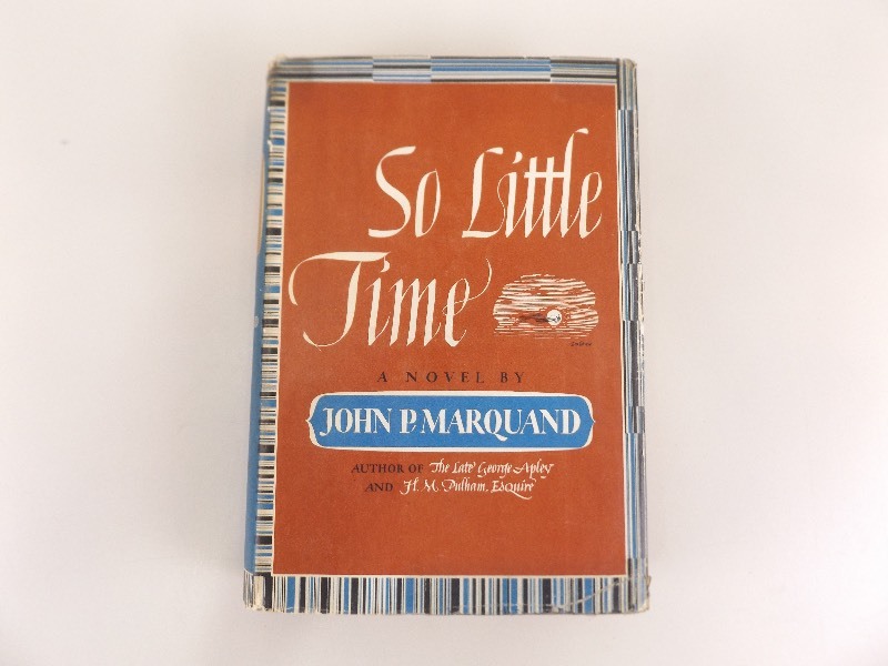 lot 16 image: First Edition So Little Time Hardcover Book
