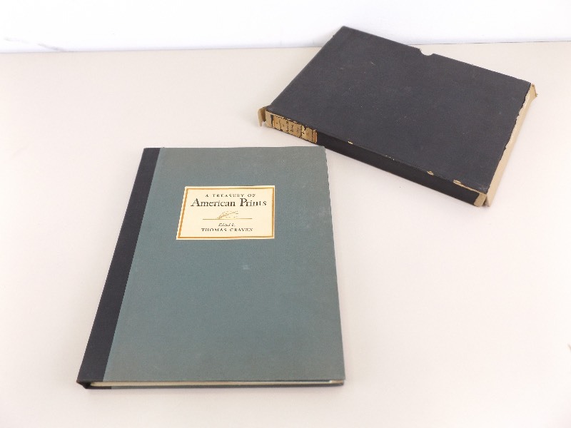 lot 17 image: First Edition A Treasury of American Prints Hardcover Book