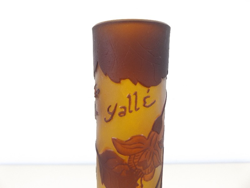 lot 24 image: Signed Emile Gall Art Nouveau Vase