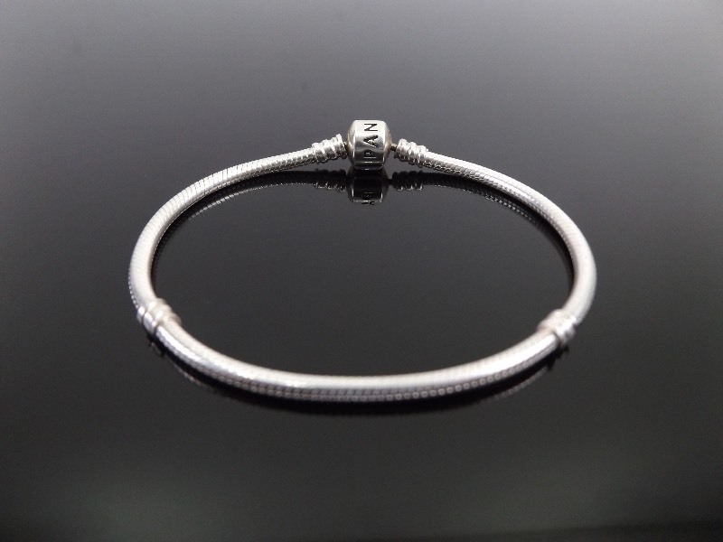 lot 113 image: PANDORA .925 ALE 7.9 Starter Bracelet