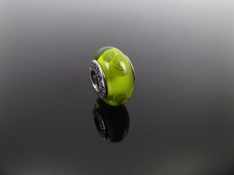 lot 129 image: PANDORA .925 ALE Murano Charm