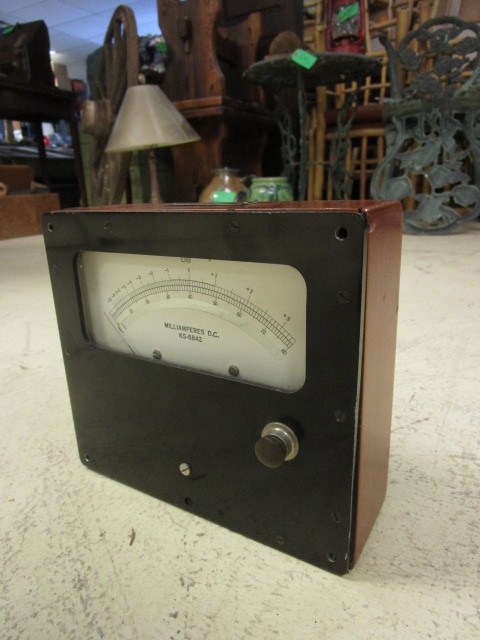 lot 535 image: WESTON MILLIAMPERES METER
