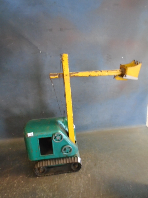 Vintage Metal Steam Shovel