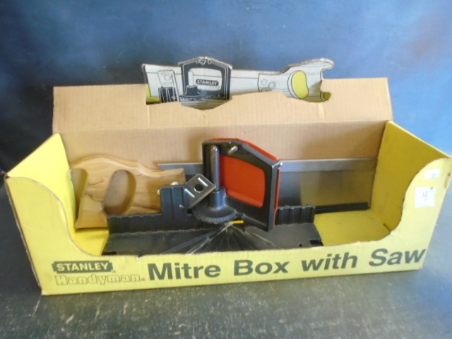 Stanley Mitre Box with Saw