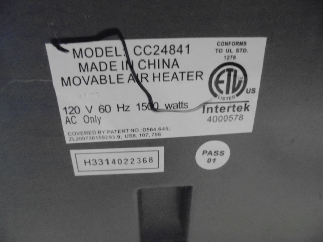 Movable Air Heater