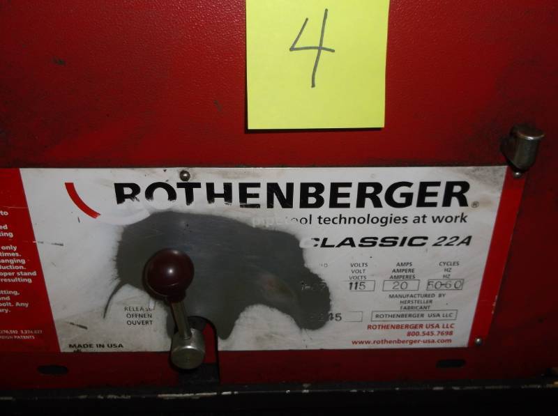 Pipe threader Rothenberger classic 22A