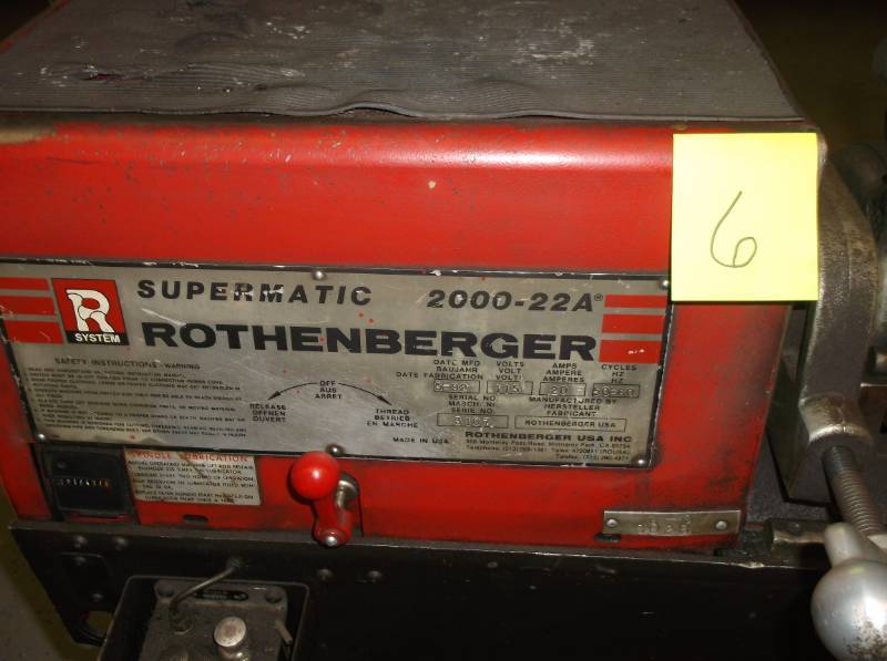 Pipe threader Rothenberger 2000-22A