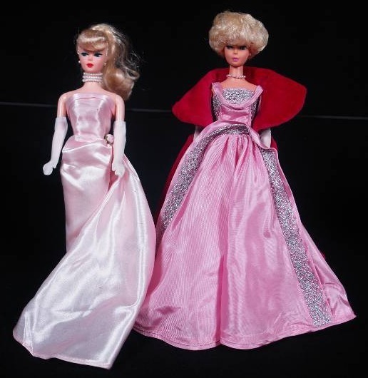Two Vintage 1958 Barbies