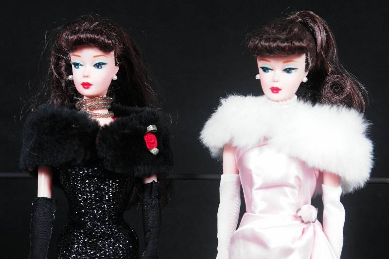 Two Vintage 1958 Barbies