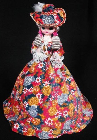 Bradley 1977 Doll with Floral Gown