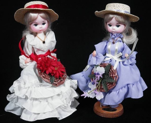 Bradley Jan &amp Feb Birthstone Dolls