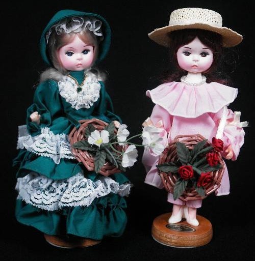Bradley May &amp June Birthstone Dolls