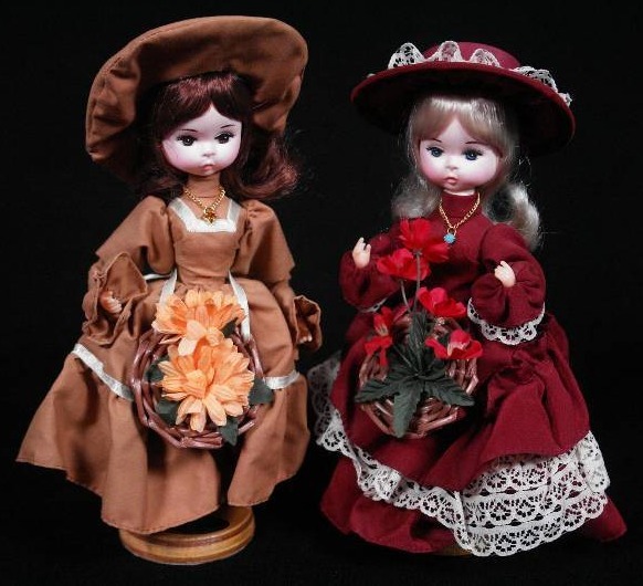 Bradley Nov &amp Dec Birthstone Dolls