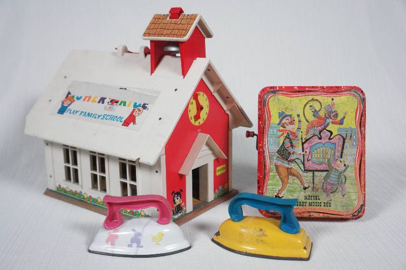 Vintage Fisher Price School House &amp More