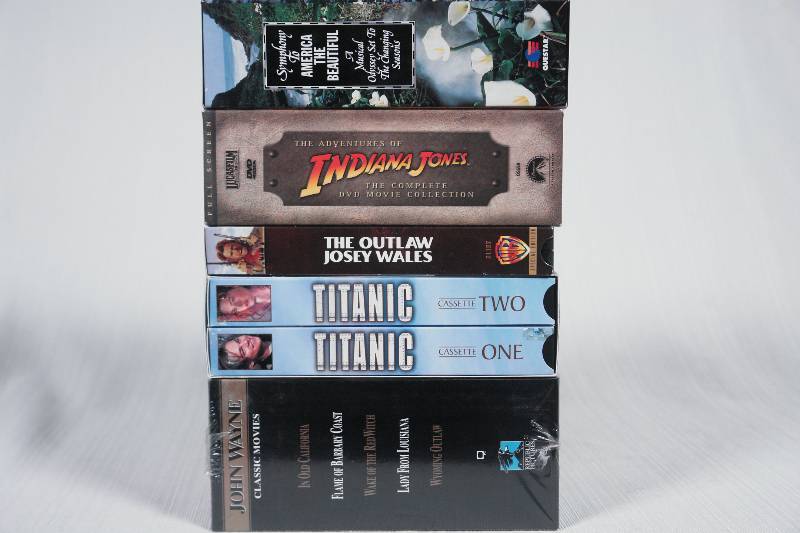 VHS movies and series