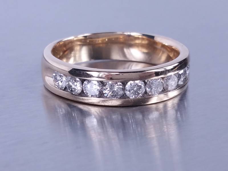 1 CT Mens Wedding Ring