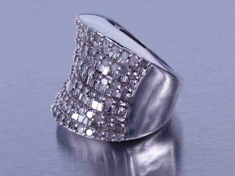 Approx. 4 CT Champagne Diamond Dinner Ring