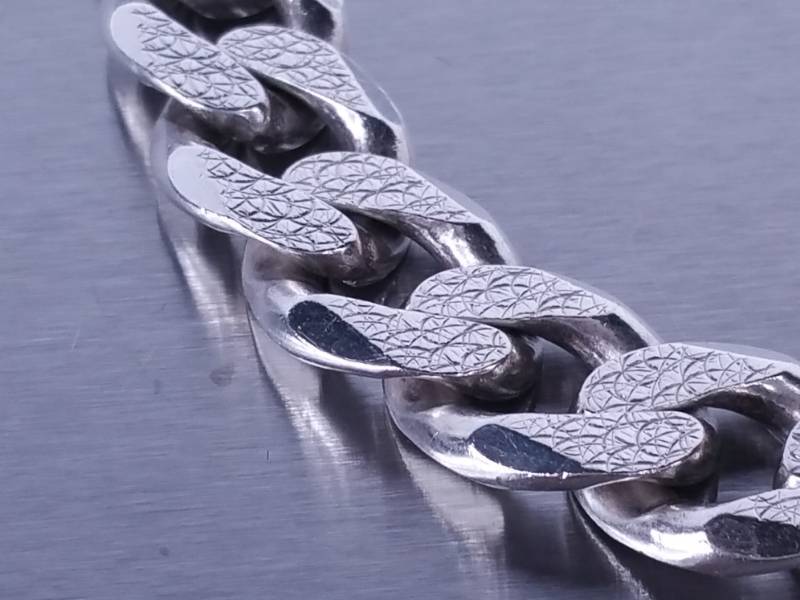 Beautiful Italian Designer Custom Bracelet in Solid Sterling Silver
