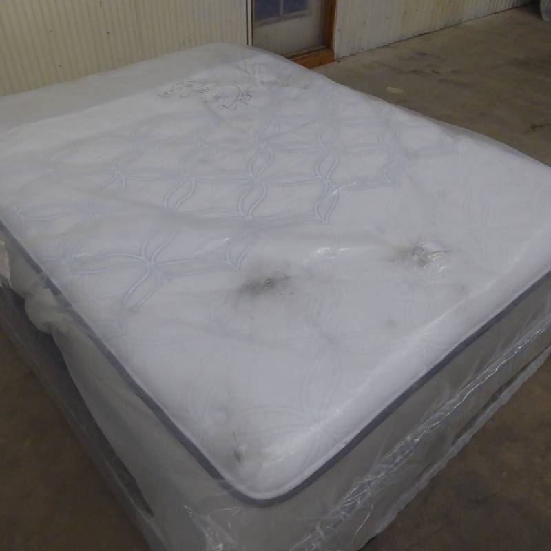 lot 5 image: Brand New Sealy Posturepedic Anniversary Plush Queen Mattress