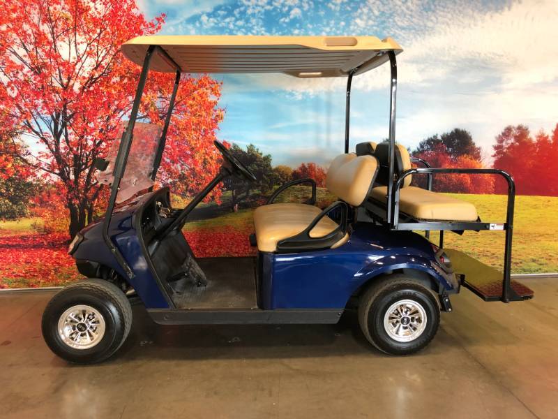 2014 Midnight Blue Metallic EZ-GO 4 Passenger Golf Cart