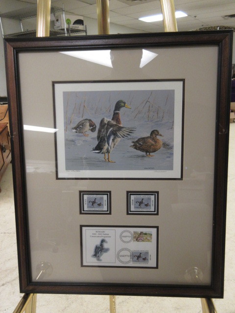lot 729 image: 2003 HUNGARY FIRST NATION DUCK STAMP, PRINT & POSTCARD  MAGYAR VADILAGERT HAND SIGNED LIMITED EDITION