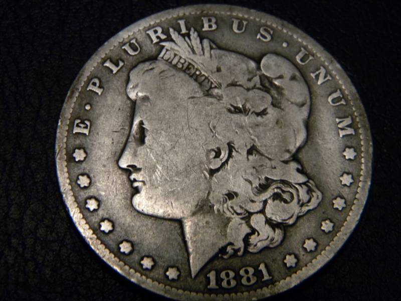 1881 O Morgan Silver Dollar