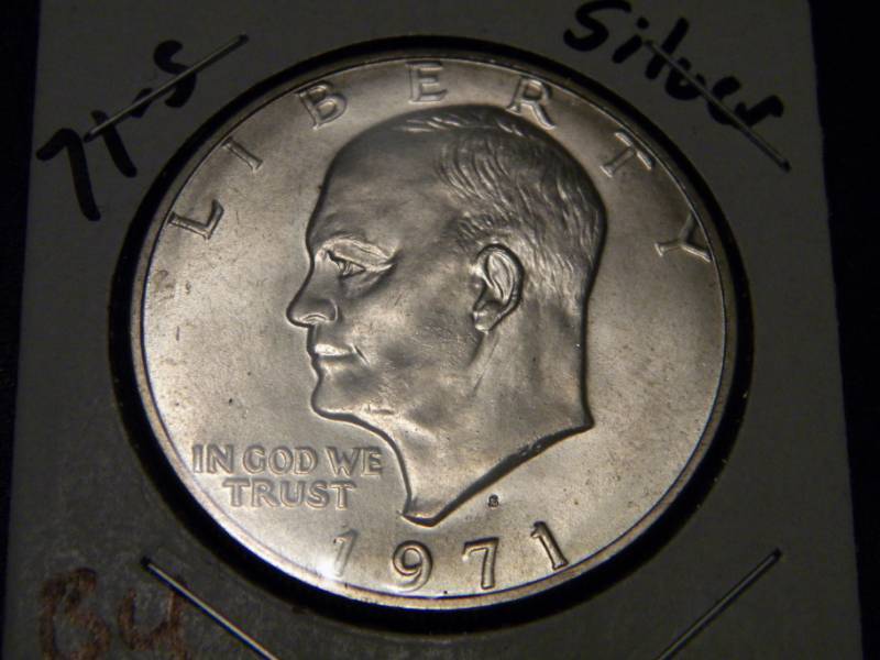1971 S Eisenhower 40% Silver Dollar