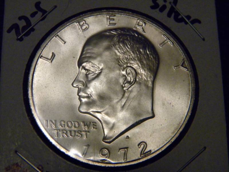 1972 S Eisenhower 40% Silver Dollar