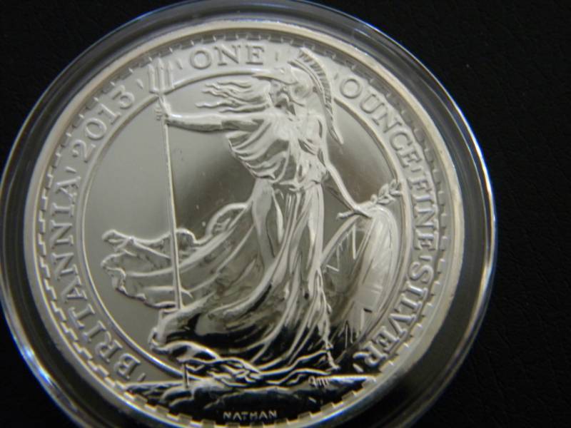 2013 British 2 Pound - 1 Troy Oz. Fine (.999) Silver