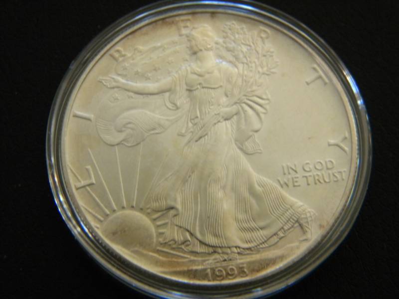 1993 American Silver Eagle - 1 Troy Oz. Fine (.999) Silver