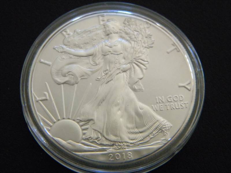 2018 American Silver Eagle - 1 Troy Oz. Fine (.999) Silver