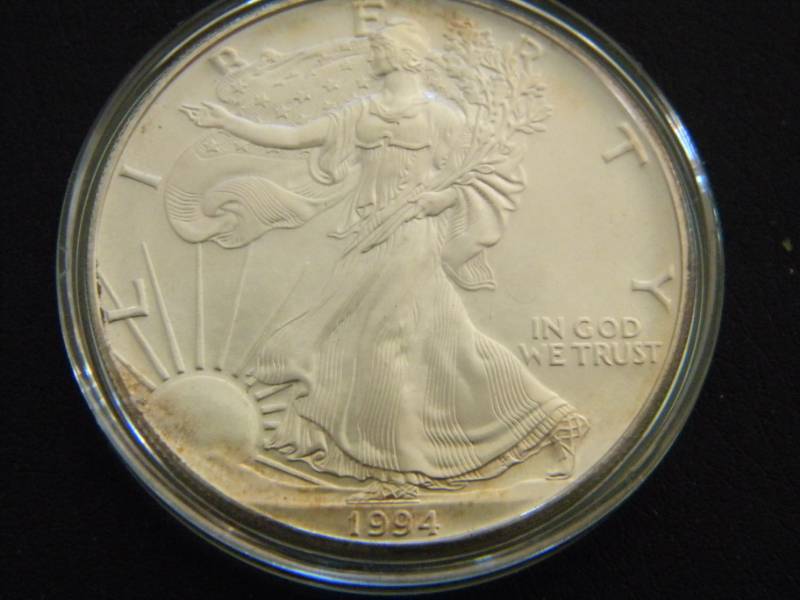 1994 American Silver Eagle - 1 Troy Oz. Fine (.999) Silver
