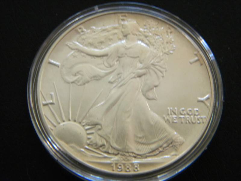 1988 American Silver Eagle - 1 Troy Oz. Fine (.999) Silver