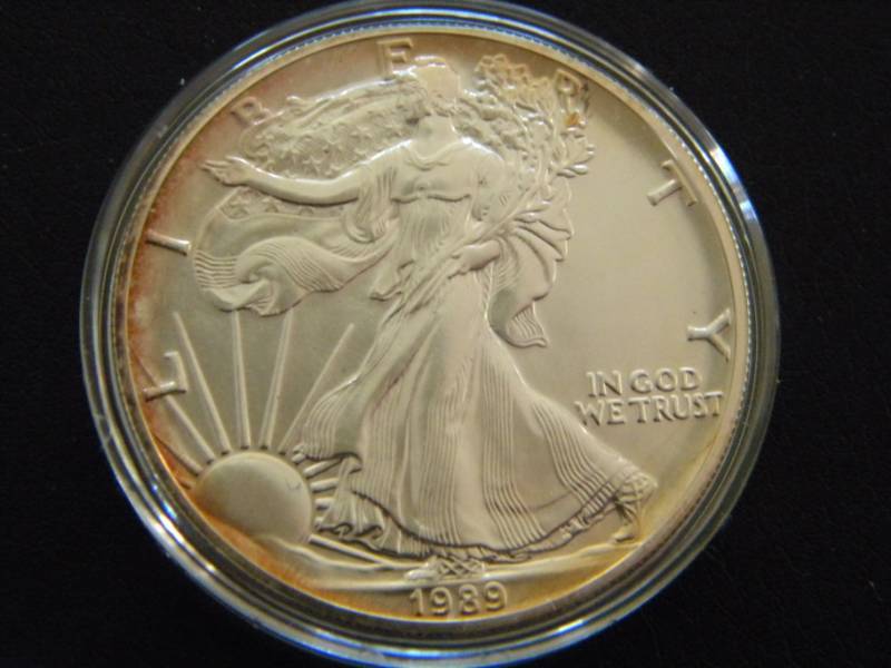1989 American Silver Eagle - 1 Troy Oz. Fine (.999) Silver
