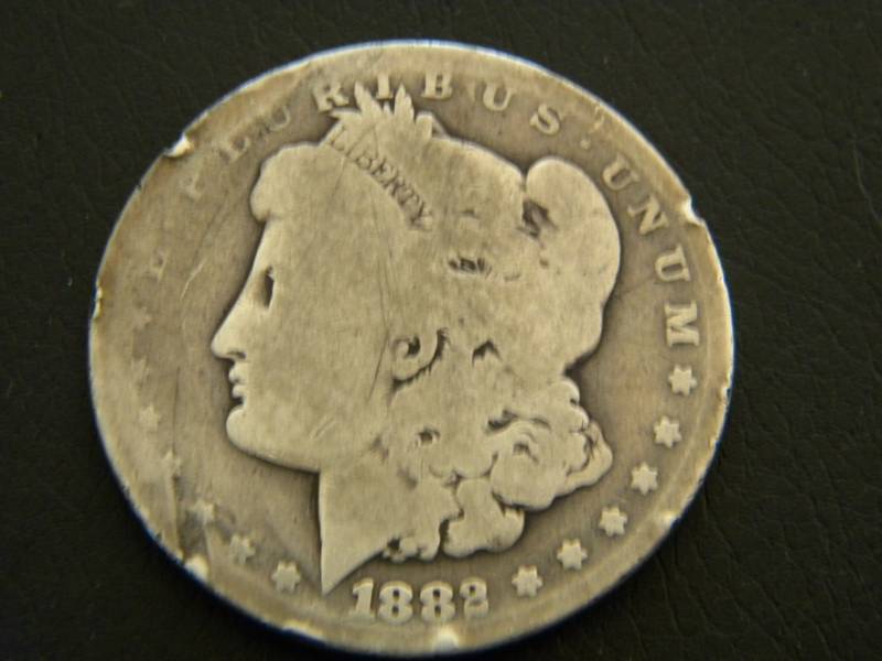 1882 O Morgan Silver Dollar
