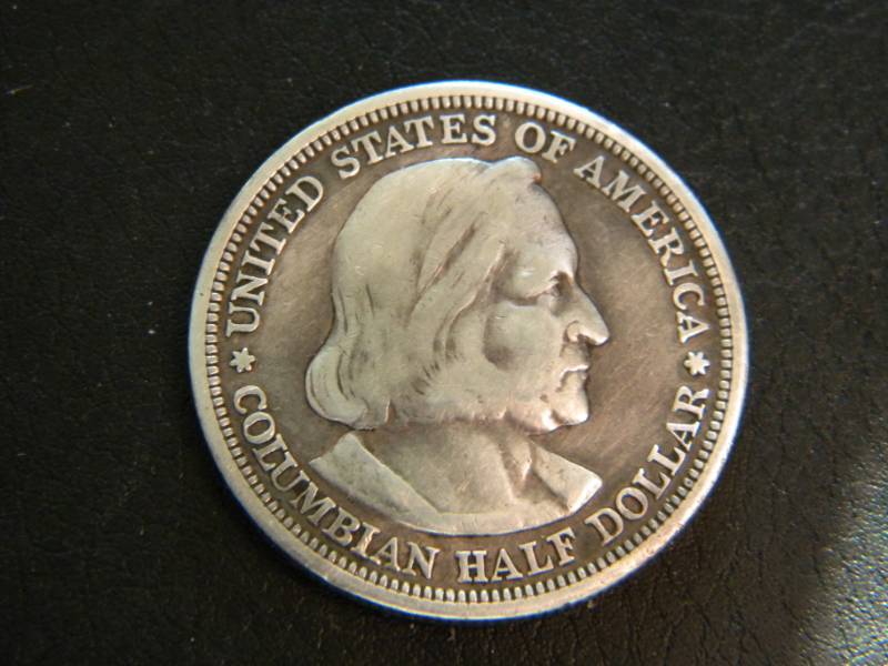1893 Columbian Exposition Silver Half Dollar