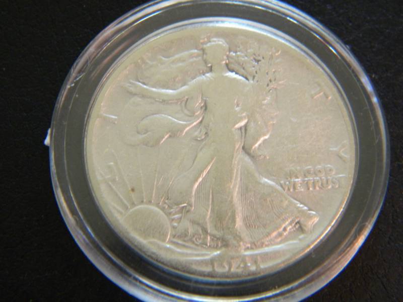 1941 Walking Liberty Silver Half Dollar