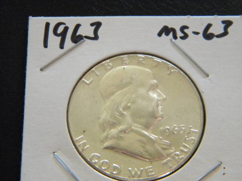 1963 Franklin Silver Half Dollar