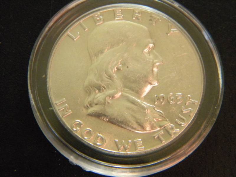 1963 Franklin Silver Half Dollar