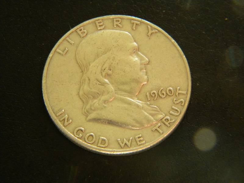 1960 D Franklin Silver Half Dollar