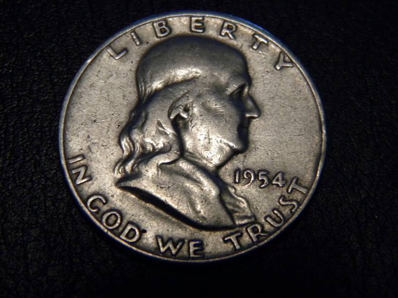 1964 D Franklin Silver Half Dollar