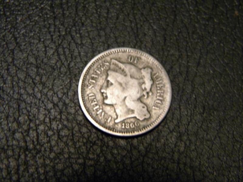 1866 3 Cent Nickel