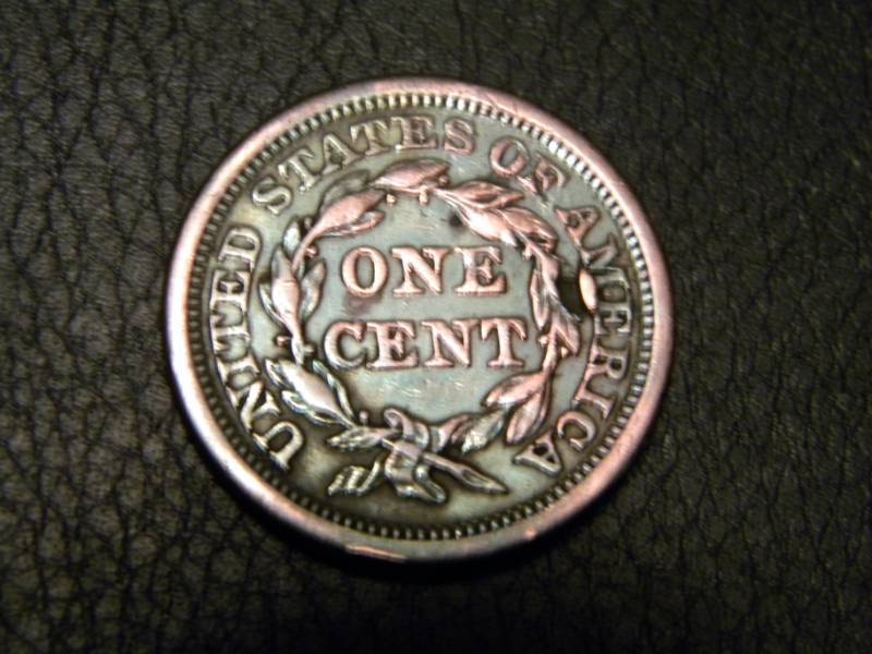 1855 Large One Cent - Braided Hair Liberty