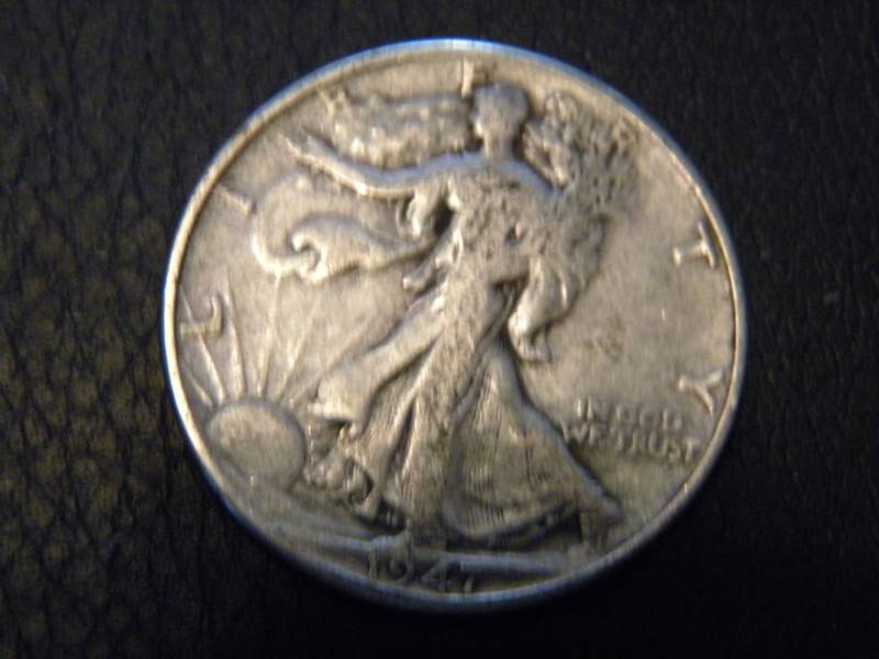 1947 Walking Liberty Silver Half Dollar