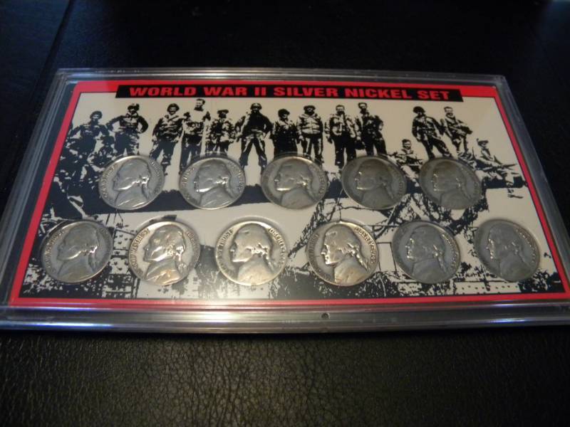 World War II Silver Nickel Set