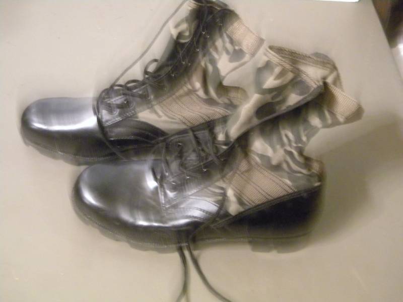 Military Style Camo Boots