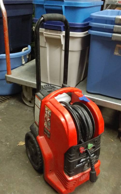 lot 1 image: Snap-On PSI 2000 Pressure Washer (No Wand)