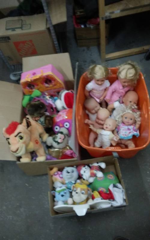 lot 24 image: Paw Patrol, Baby Dolls, Stuffed Animals