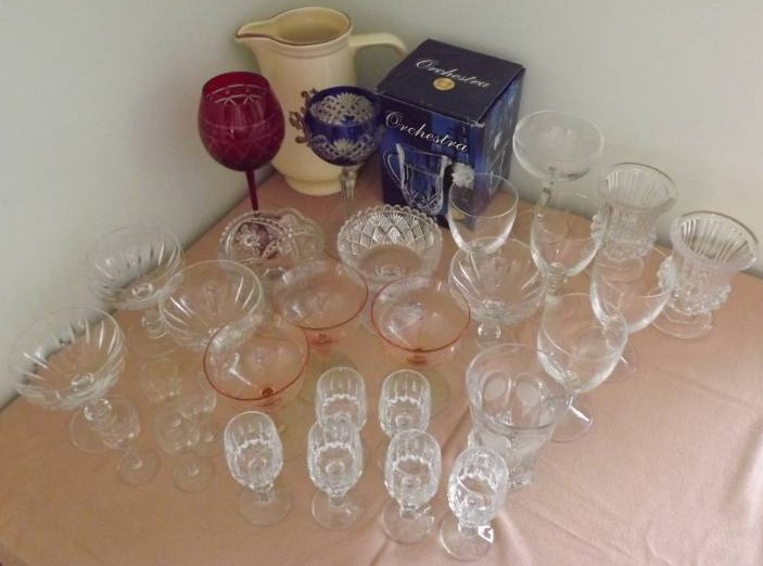 Assorted Glassware