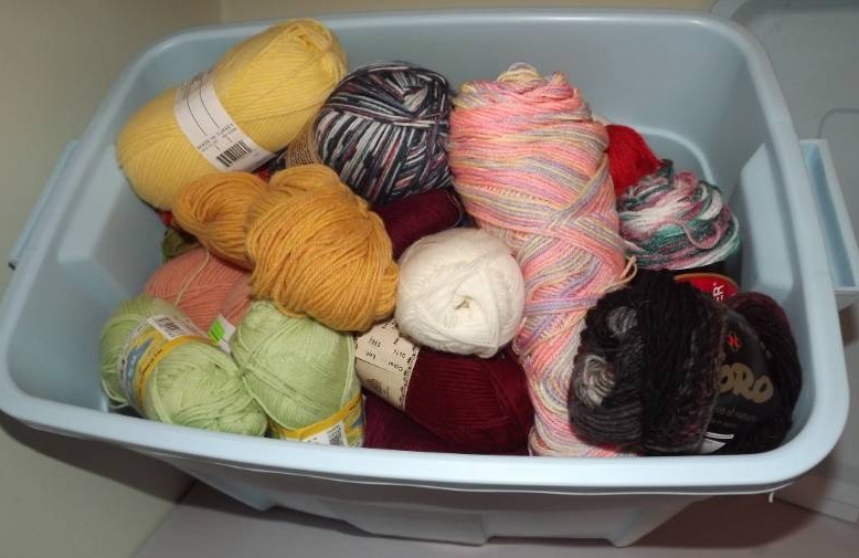 Bin of Yarn